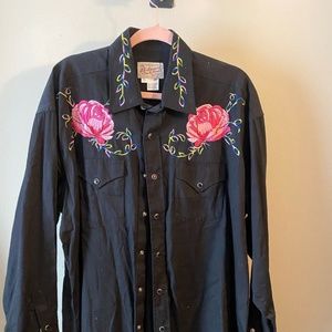 Rockmount embroidered western shirt